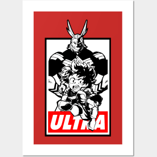 Plus ultra box logo BNHA Posters and Art